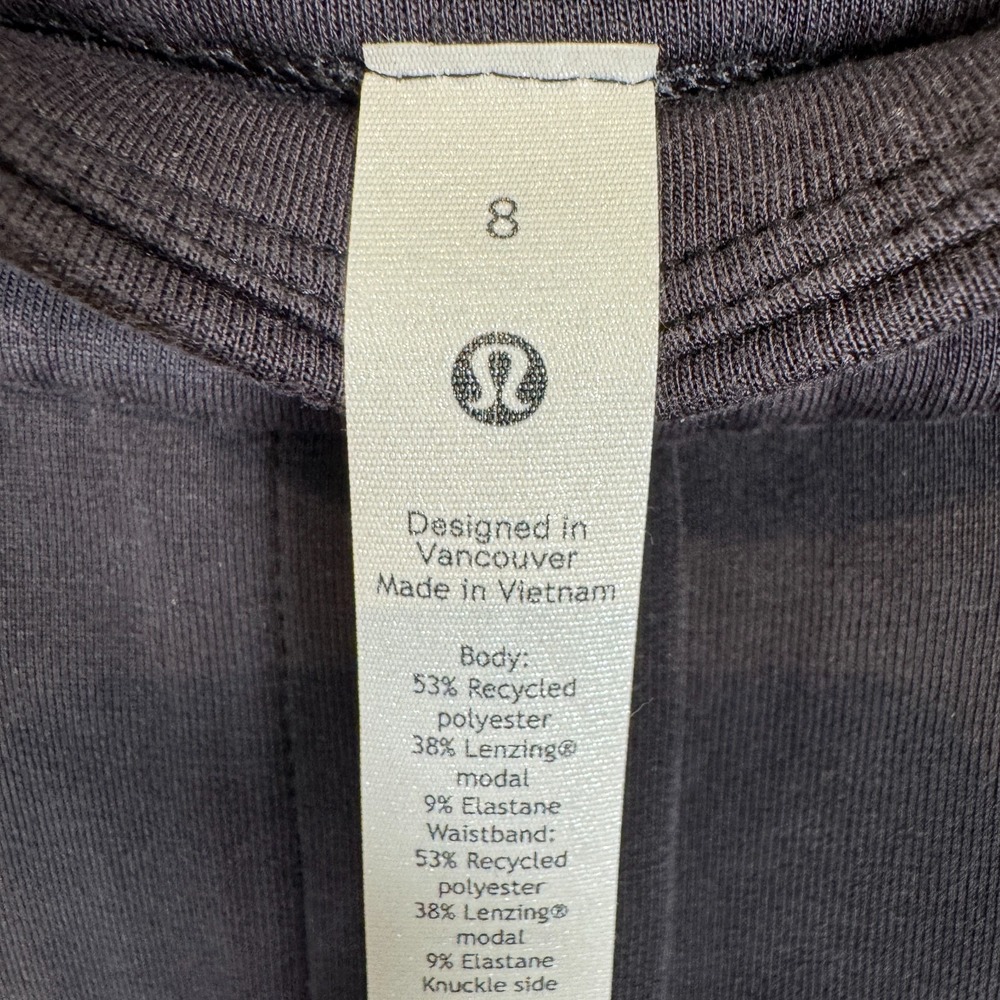 Lululemon Softstreme Relaxed High-Rise Pant‎ Joggers Black W5DP7S Womens Size 8 - Picture 3 of 10